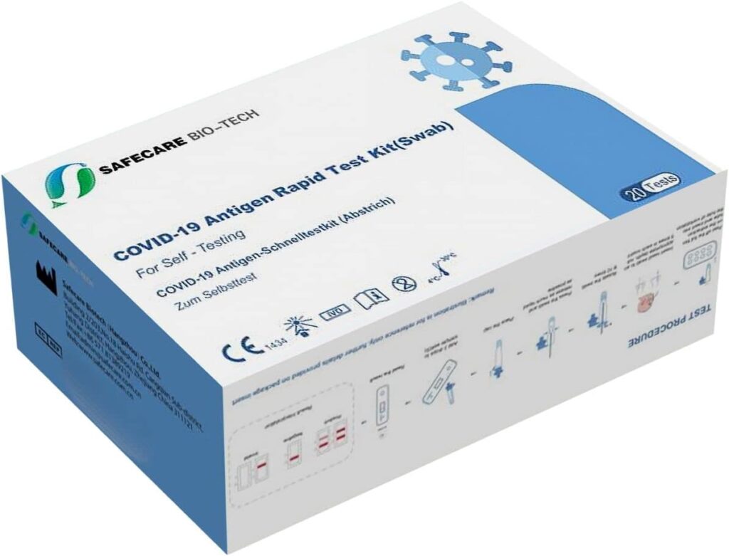 Corona SARS-CoV-2 Quick Test Self-Test for Home Pack of 20