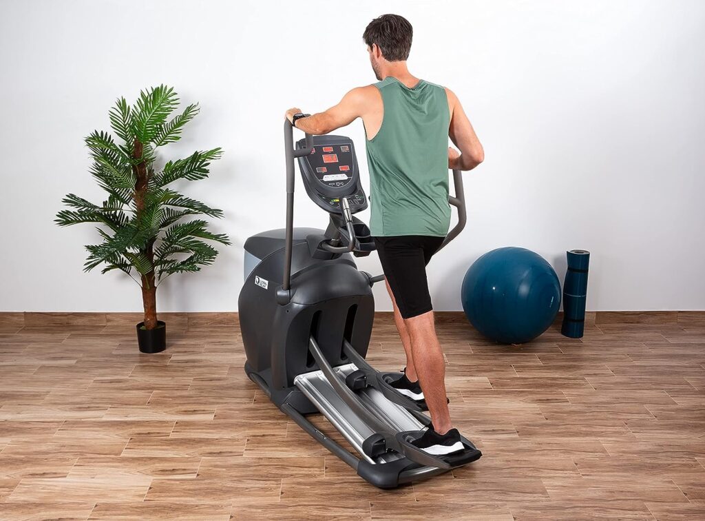 EKA Cross Trainer® Elliptical Trainer Bike (2023 Model) - Grey - Professional Design, Full Exercise - Strong and Durable Materials - Control Panel