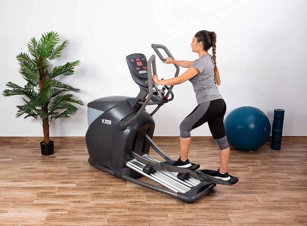 EKA Cross Trainer® Elliptical Trainer Bike (2023 Model) - Grey - Professional Design, Full Exercise - Strong and Durable Materials - Control Panel