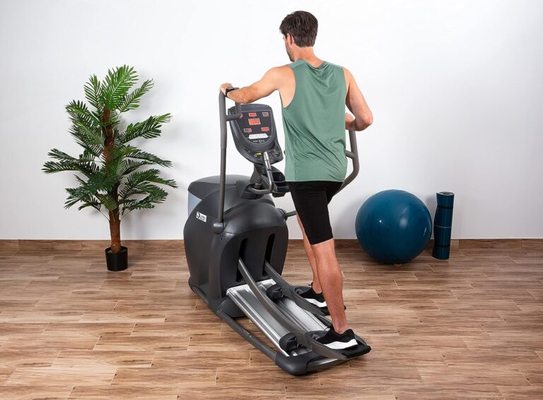 EKA Cross Trainer® Elliptisches Trainerbike (2023 Modell) – Grau – Professionelles Design – Vollständiges Training – Starkes und strapazierfähiges Material – Kontrollpanel – Bewertung