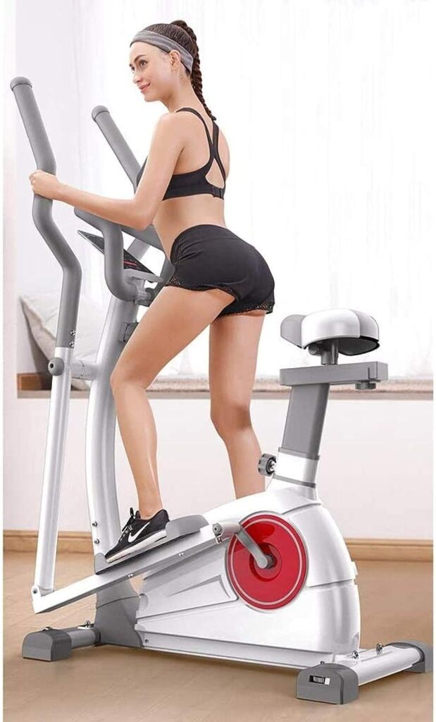 JWCN Elliptical Trainer Elliptical Trainer Training Device for Home Use Smooth, Silent Powered Machine for Home Use Elliptical Trainer Cross Trainer Uptodown