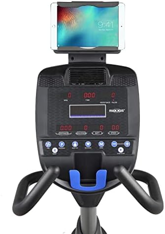 MAXXUS 90R Pro Reclining Ergometer Exercise Bike, Half Reclining Ergometer, Exercise Bike in Studio Quality for Cardio Training at Home