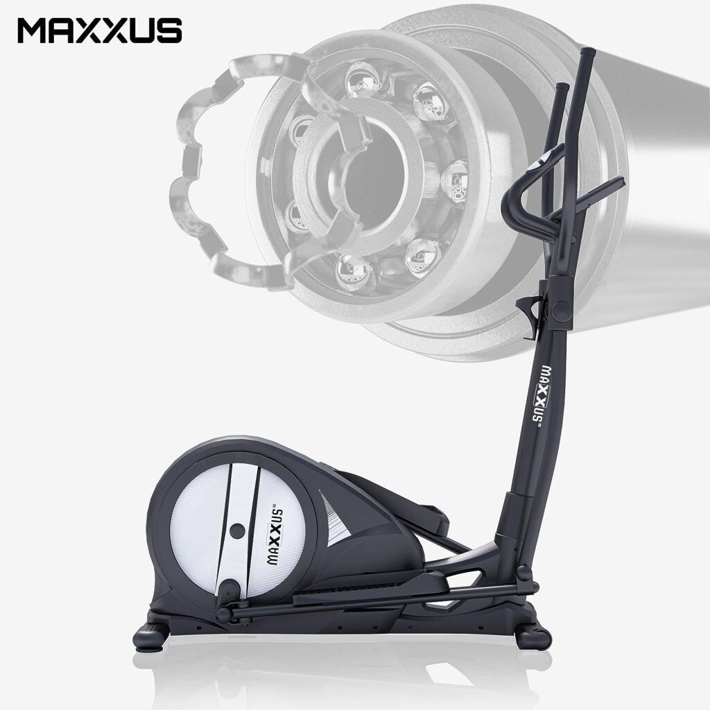 Maxxus Cross Trainer CX 3.0 - Quiet Elliptical Trainer, Space Saving, App Control, 26 kg Flywheel, Ideal for Home Use