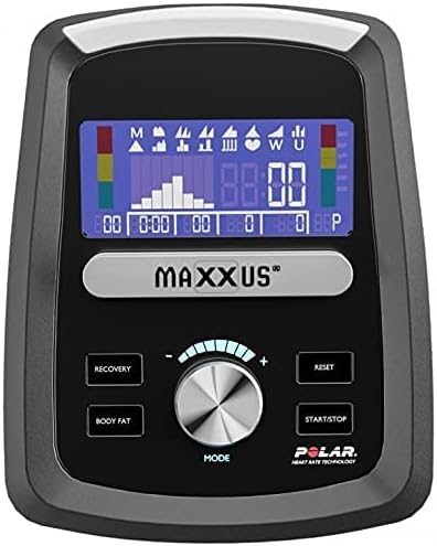 MAXXUS Cross Trainer CX 5.0 - 28 kg Flywheel Mass, 12 Programmes, 16 Resistance Levels, Magnetic Brake System, 160 kg, Bluetooth, Tablet Holder, Hand Pulse Sensors, Elliptical Trainer for Home,