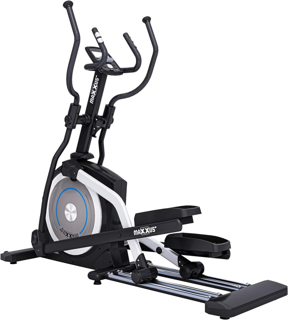 Maxxus CX 6.1 Cross Trainer - For Home, LCD Display, Quiet, with Bluetooth, Magnetic Brake, 12 Programmes, 29 Flywheel Mass, up to 160 kg - Elliptical Trainer, Elliptical Exercise Bike, Cardio