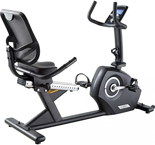 MAXXUS Liegeergometer 4.2R - Verstellbar, Magnetbremse, 16 Widerstandsstufen, 160 kg, 12 Programme, 9kg Schwungmasse, LCD, Pulssensoren, Tablethalterung - Sitzergometer, Liegeheimtrainer, Fitness Bike