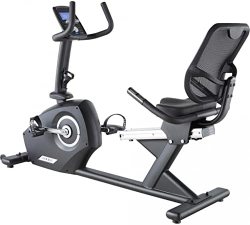 MAXXUS Liegeergometer 4.2R - Verstellbar, Magnetbremse, 16 Widerstandsstufen, 160 kg, 12 Programme, 9kg Schwungmasse, LCD, Pulssensoren, Tablethalterung - Sitzergometer, Liegeheimtrainer, Fitness Bike