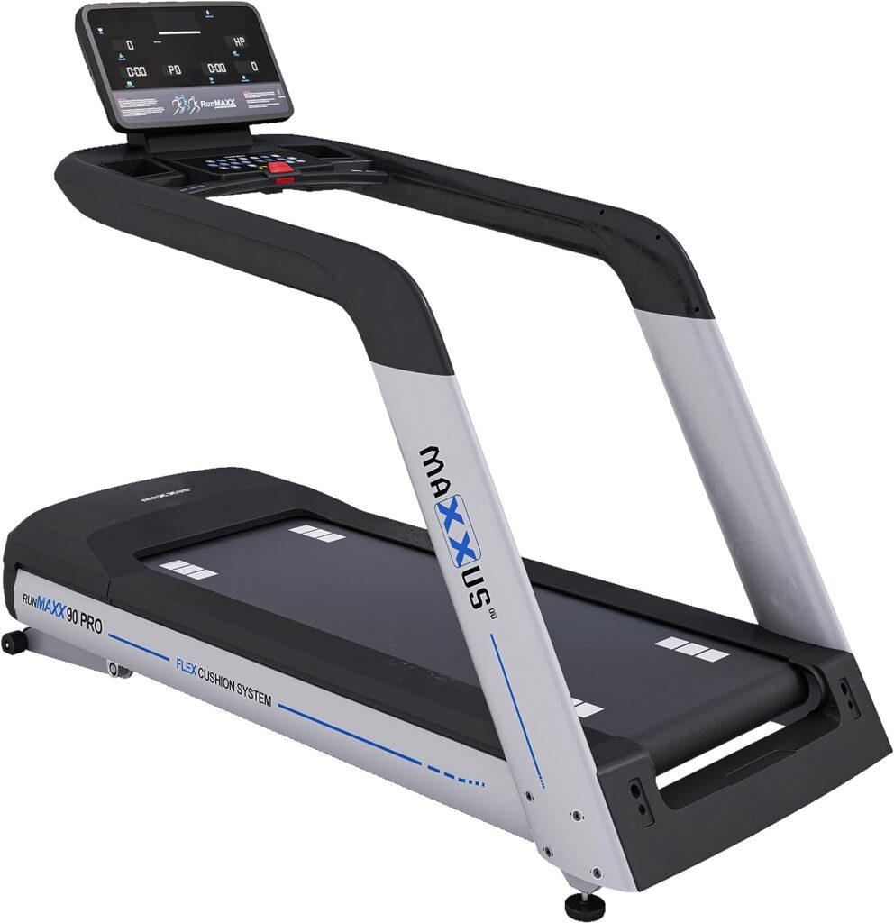 MAXXUS RunMaxx 90 PRO Treadmill - Electric, 22 km/h, 36 Programmes, 160 kg, 16 Incline Levels, 4 HP, Running Surface 155 x 60 cm, App, LCD, Tablet Holder, Treadmill, Exercise Bike for Home, Fitness