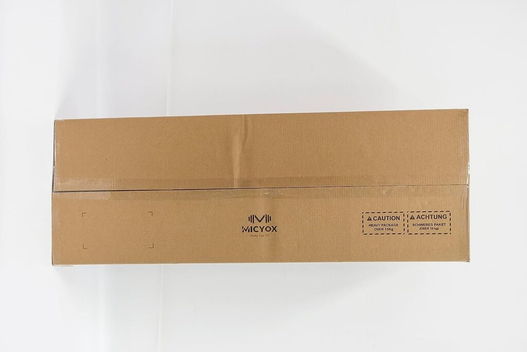 Micyox MX600 Heimtrainer Fahrrad Magnetisches Heimtrainer mit Rückenlehne Heimtrainer Fahrrad Klappbar mit LCD-Display und Herzfrequenzsensor Heimtrainer mit Widerstandsbändern