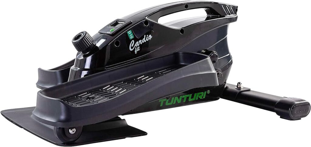 Tunturi Cardio Fit D10 Under-Table Bike/Mini Leg Trainer/Fitness Pedal Trainer for Office and Home/Mini Elliptical Trainer