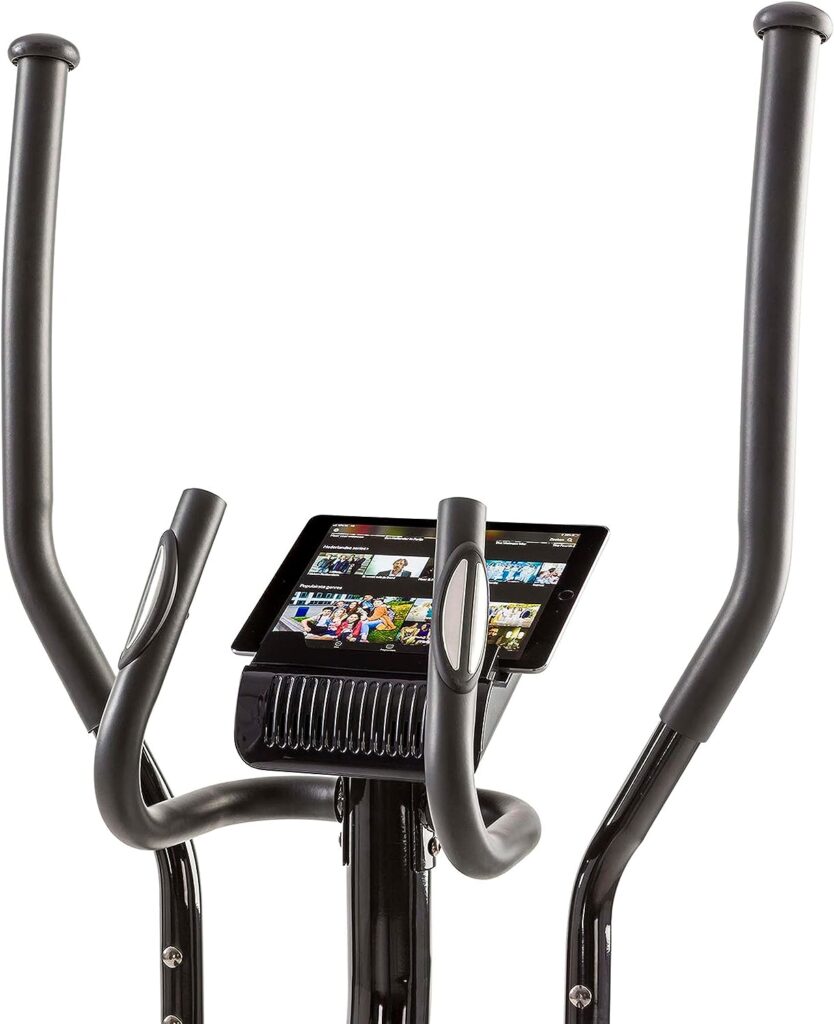 Tunturi Star Fit C100 Cross Trainer for Home - Ergometer - Elliptical Trainer - 24 Resistance Levels - 20 Training Programmes - with Heart Rate Sensors