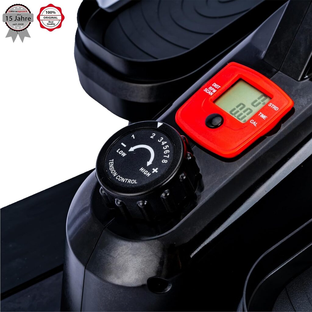 Ultrasport Senioren Fitness, Vitaltrainer, Senioren F-Bike, Mini Crosstrainer, Liegeheimtrainer,klappbar